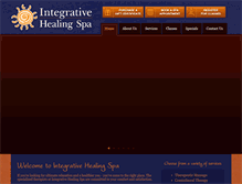 Tablet Screenshot of integrativehealingspa.com